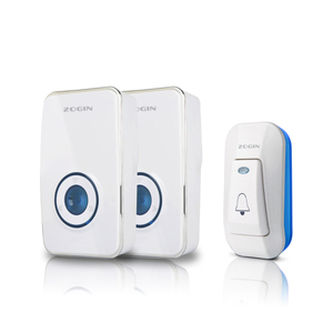 Factory wholesale doorbell apartment doorbell, sensor light wireless doorbell 1 button + 2 receivers
