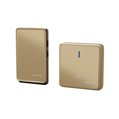 ZOGIN F31 waterproof Wireless Doorbell Self-powered Doorbell, kinetic doorbell