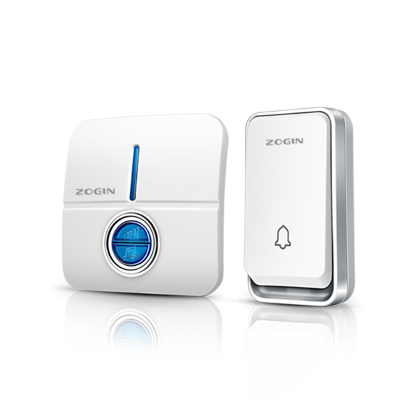 ZOGIN K19 waterproof Wireless Doorbell Self-powered Doorbell, kinetic doorbell